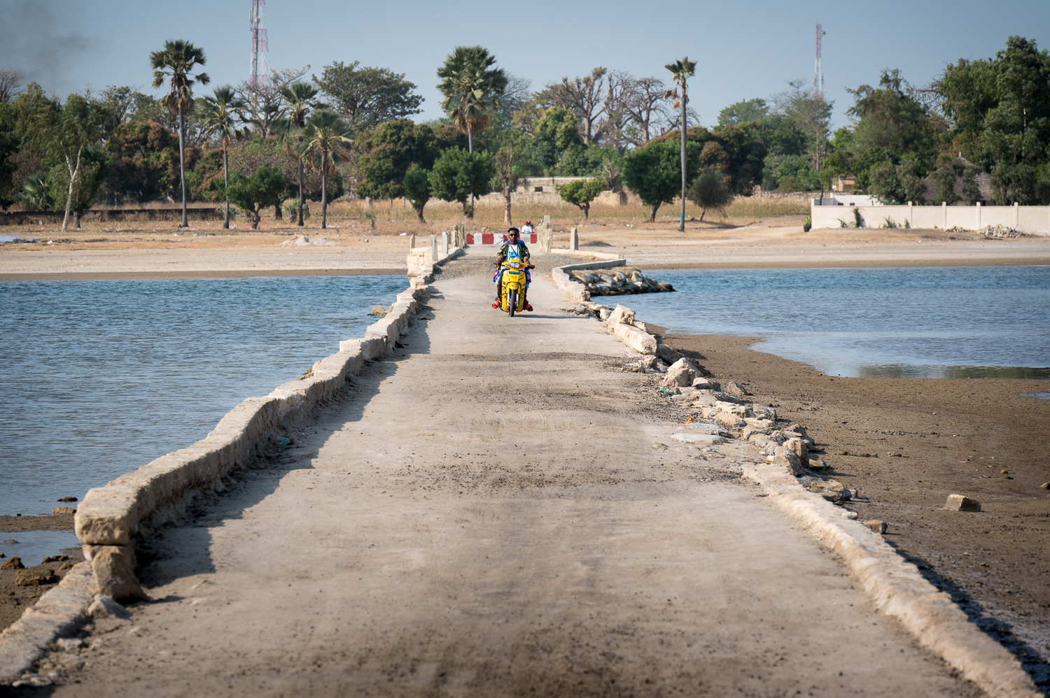 Moto-Taxi au village de Simal