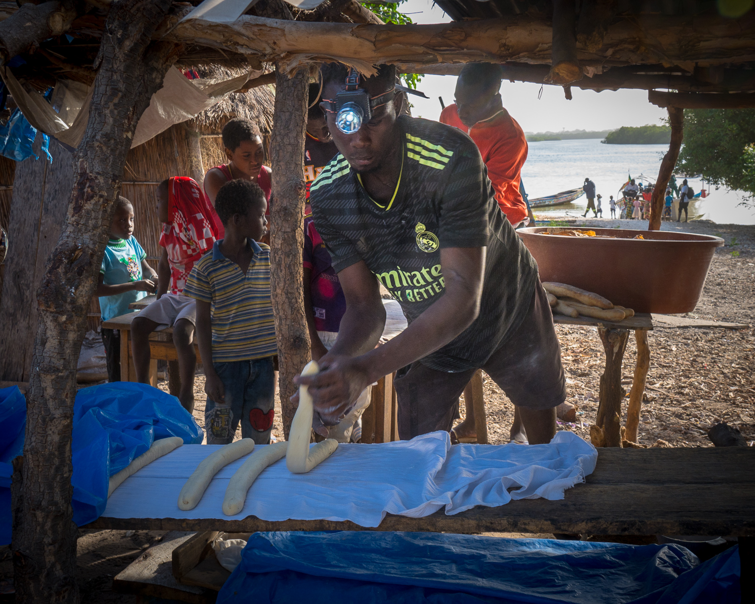 Boulanger dans le village de Sipo