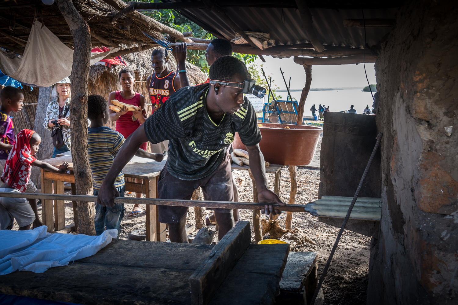 Boulanger dans le village de Sipo