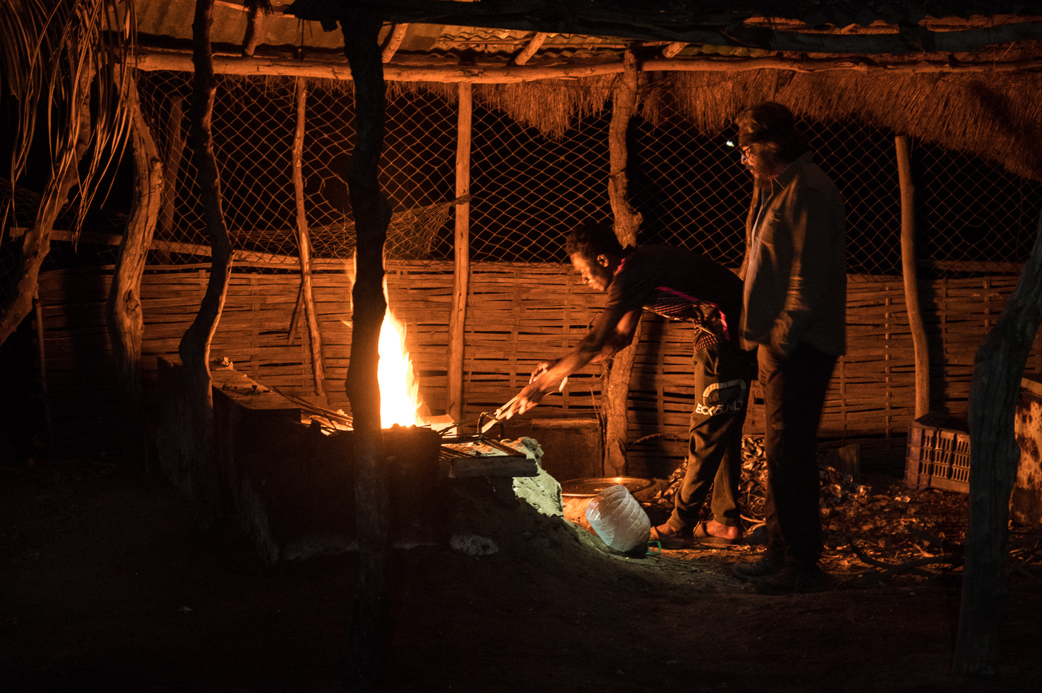 Cuisson des huitre au barbecue